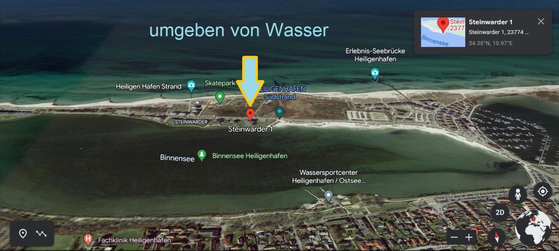 Wasserblick, In 3 Min Am Strand 海利根港 外观 照片